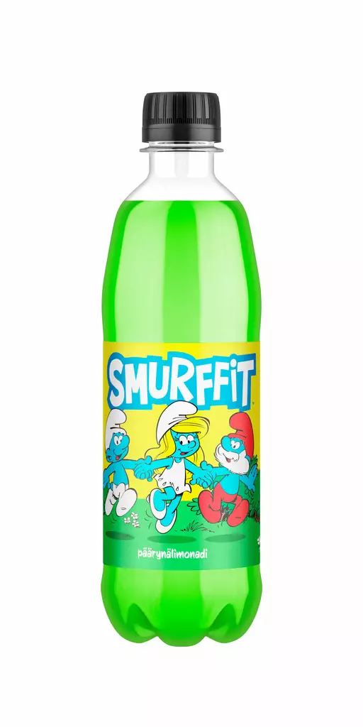 Smurffi Päärynälimonadi 0,5l - Virvoitusjuomat ja mixerit - 6415600503068 - 1