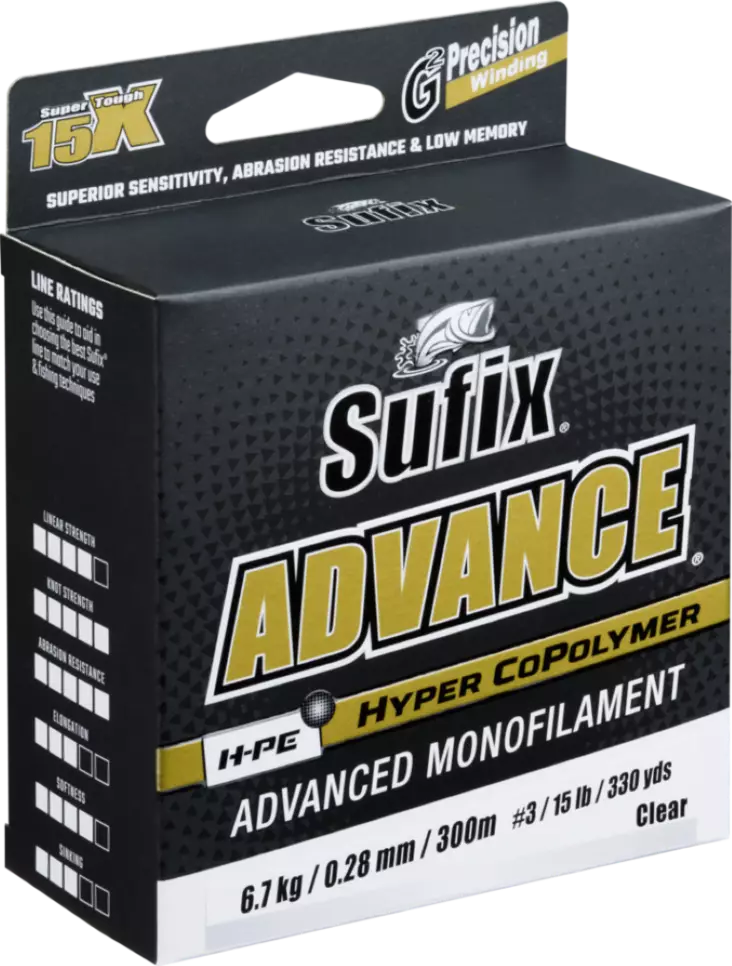 Sufix Advance 150m 0,40mm 15,0kg - Siimat - 024777708228 - 1