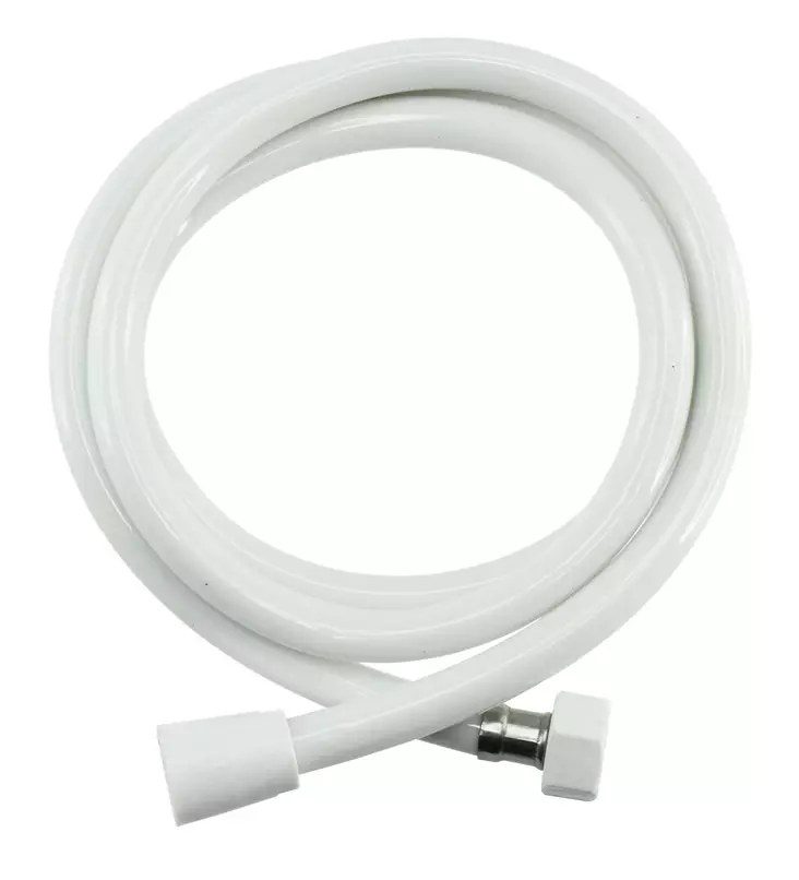 Suihkuletku 2,5m valkoinen - Suihkuletkut - 6438140050458 - 1