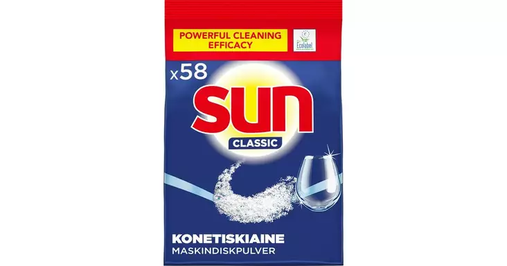 Sun Classic Konetiskijauhe 1kg täyttö - Astianpesuaineet - 8720181085048 - 1