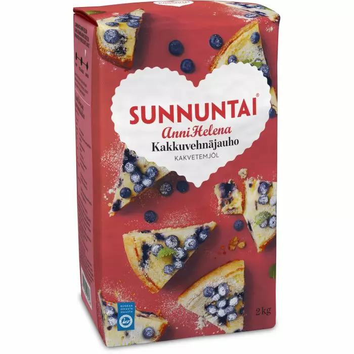 Sunnuntai Anni Helena kakkuvehnäjauho 2K - Jauhot - 6411200102748 - 1