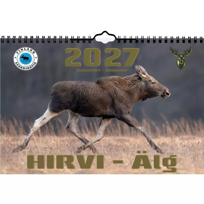 Suomen Aika kalenterit Hirvi 2025 - Kalenterit - 6429810296078 - 1