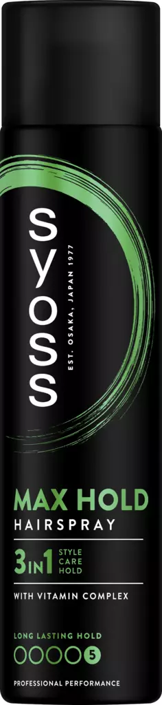 Syoss Max Hold Hairspray 400ml - Hiuskiinteet - 7332531123518 - 1