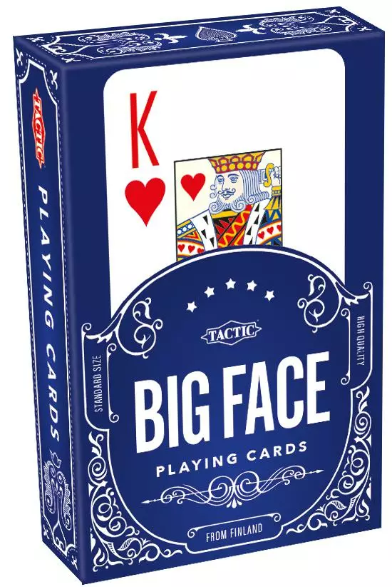 TacTic Pelikortit Big faces - Lautapelit ja seurapelit - 6416739030838 - 1