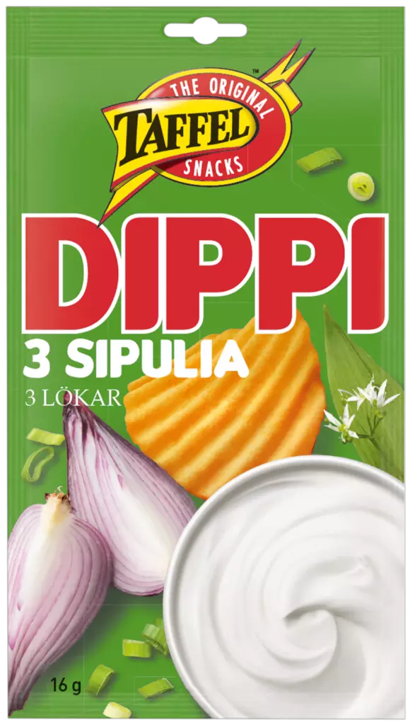 Taffel dippi 3 sipulia 16g - Dippijauheet - 6410381095528 - 1