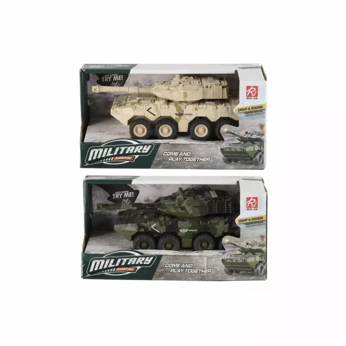 Tankki valot ja äänet lajitelma 1:16 - Leikkiautot ja kauko-ohjattavat autot - 6410416491448 - 1