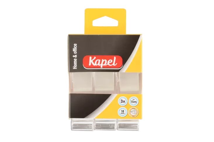 Teippi kirkas 3kpl/pkt - Teipit - 6410411531958 - 3