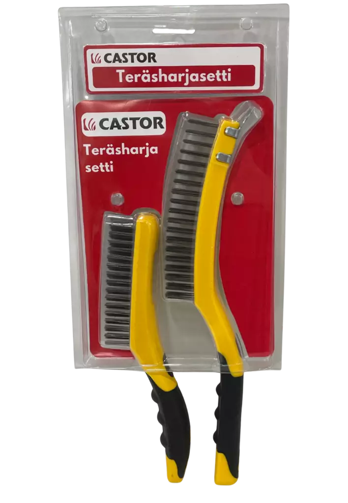 Teräsharjasetti - Nailon-ja teräsharjat - 6438168093178 - 1