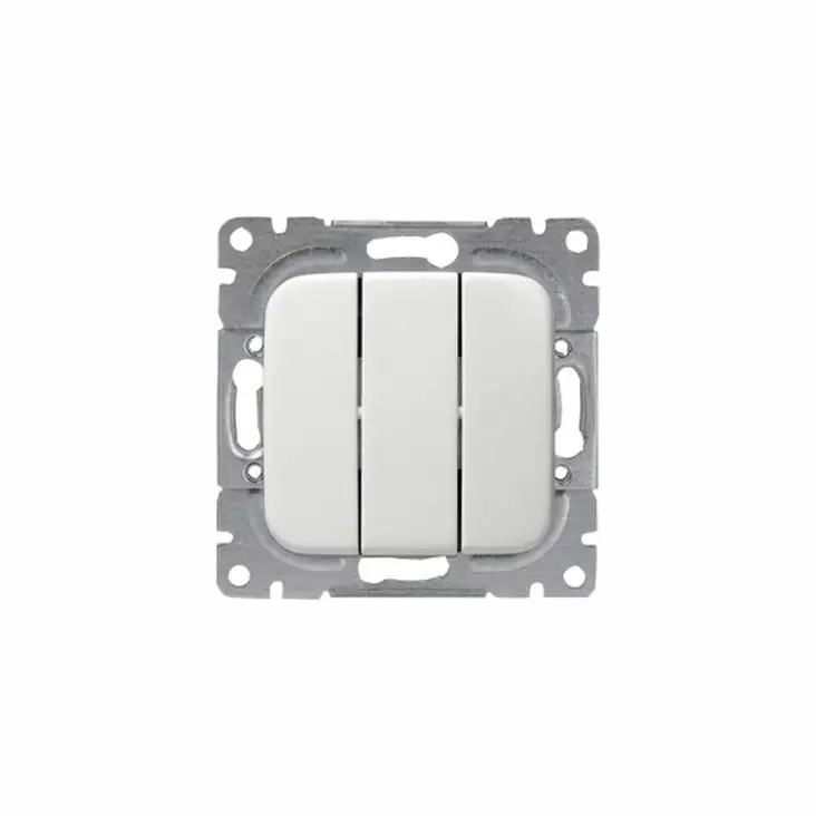 Uppokytkin ABB Jussi 1+1+1 - Sähköasennuskytkimet - 6418677334948 - 1