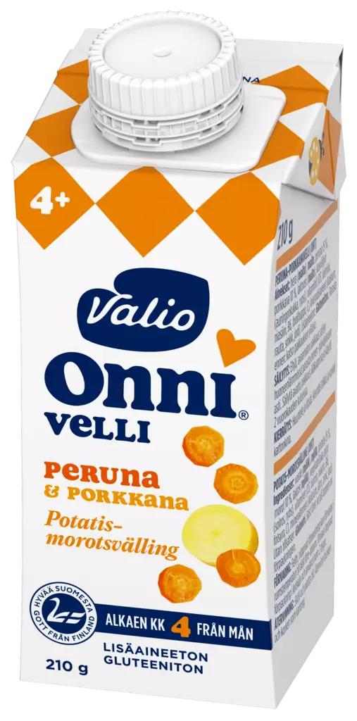 Valio onni velli peruna-porkkana 4k 210g - Lastenruoat - 6408430049288 - 1