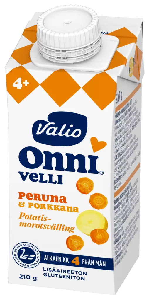 Valio onni velli peruna-porkkana 4k 210g - Lastenruoat - 6408430049288 - 1