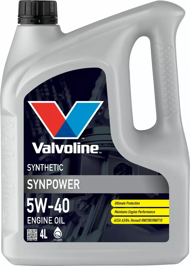 VALVOLINE SYNPOWER 5W-40 4L - Autotarvikkeet - 8710941021928 - 1
