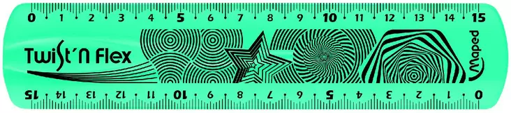 Viivain Maped Twisnflex 15cm - Pyyhekumit, teroittimet, viivaimet - 3154142791108 - 1