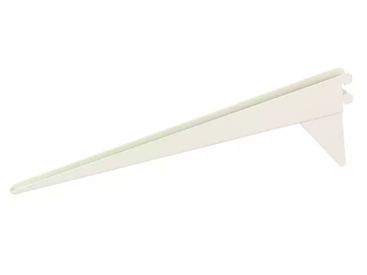 Wall-U kannatin 55cm vahvistettu valk. - Hyllyt ja kannakkeet - 6414675026588 - 1