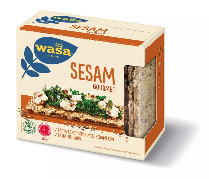 Wasa sesam gourmet 220g - Näkkileivät ja hapankorput - 7300400481618 - 1