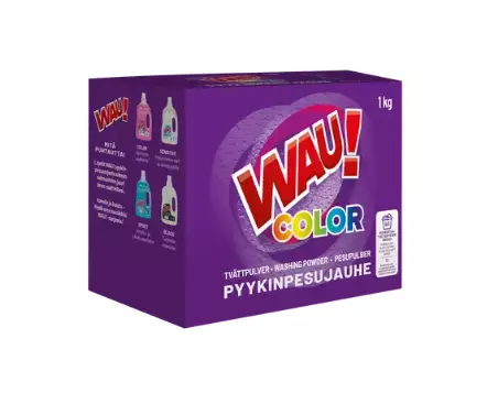 Wau Pyykinpesujauhe kirjopyykille 1kg - Pyykinpesu- ja huuhteluaineet - 6419642132248 - 1