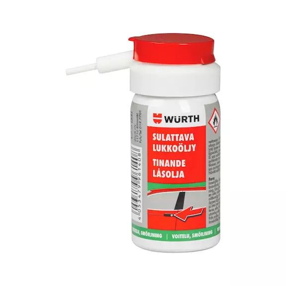 Würth sulattava lukkoöljy 45ml - Vaseliinit ja voitelurasvat - 4053479961408 - 1