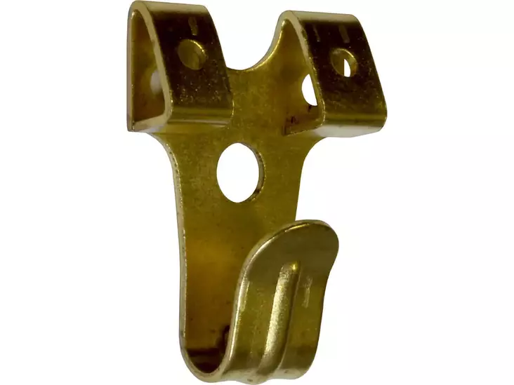 X-koukku 535 teräs/messinki 20x28mm - Koukut ja naulakot - 6414672011488 - 1