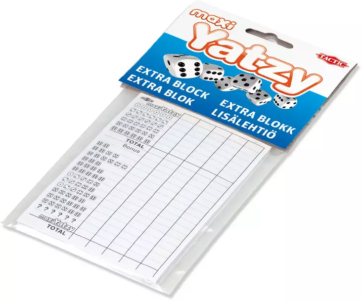 Yatzy lisälehtiö - Lautapelit ja seurapelit - 6416739021478 - 1