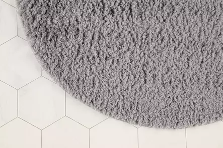 4Living kylpyhuonematto Solid 70cm, Harmaa - Kylpyhuone- ja wc matot - 6410416053899 - 2