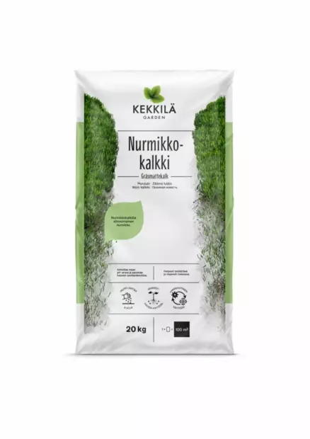 Kekkilä nurmikkokalkki 20kg - Maanparannus- ja kateaineet - 6433000119979 - 1