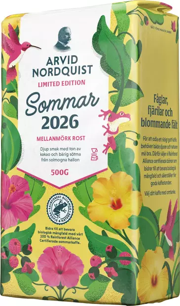 Arvid Nordquist Sommar 2026 500g - Kahvit - 7310760012629 - 2