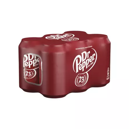 Dr Pepper original 6-pack - Virvoitusjuomat ja mixerit - 6415600596589 - 1
