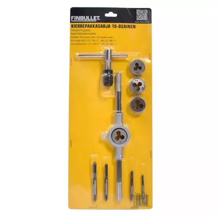 Finbullet Kierrepakkasarja 10-osainen - Kierretyökalut - 6430017701449 - 2