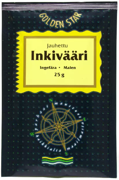 Gs inkiväärijauhe 25g - Mausteet - 6434800006049 - 1