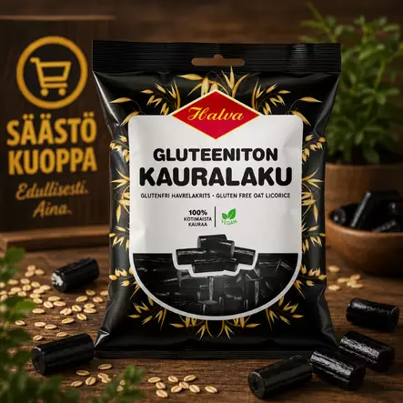 Halva Gluteeniton Kauralaku 200g - Karkit - 6420900008359 - 1
