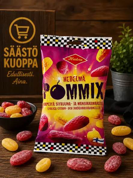 Halva pommix hedelmä 100g - Karkit - 6420900002869 - 1