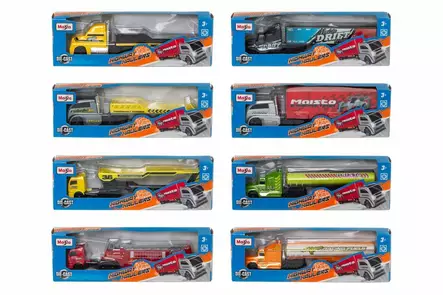 Maisto kuljetusrekka Highway Hauler - Leikkiautot ja kauko-ohjattavat autot - 6410413241039 - 1