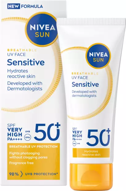 Nivea Sun Face sensitive SK50+ - Aurinkorasvat ja itseruskettavat - 4006000217079 - 2