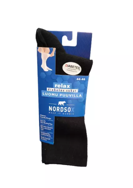 Nordsox diabetes sukat 44-46 - Miesten sukat - 6438159060639 - 1