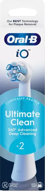 Oral-B iO Ultimate Clean White vaihtohar - Sähköhammasharjojen vaihtopäät - 8700216456869 - 1