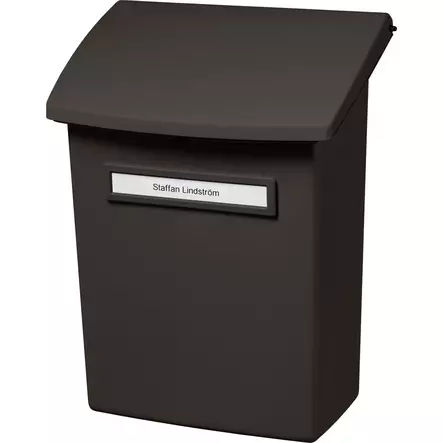 Orthex postilaatikko välikannella musta - Postilaatikot - 6411765566559 - 1