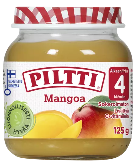 Piltti mangosose 125g 4kk - Lasten ruoka ja juoma - 6417900844209 - 1