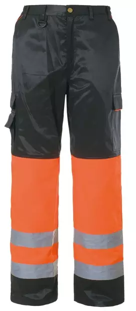 Protect MO920 oranssi-mustat huomio-työhousut 60 - Työhousut - 6419746110739 - 1