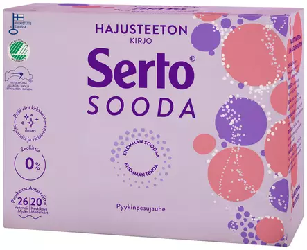 Serto pyykinpesujauhe kirjo 890g - Pyykinpesu- ja huuhteluaineet - 6417964581379 - 1