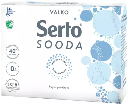 Serto Sooda Valko Pyykinpesujauhe - Tahranpoistoaineet - 6417964581409 - 1