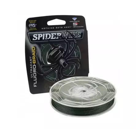 Spiderwire Fluoro-Braid 0.12mm Green 110m 8.1kg - Siimat - 022021606979 - 1