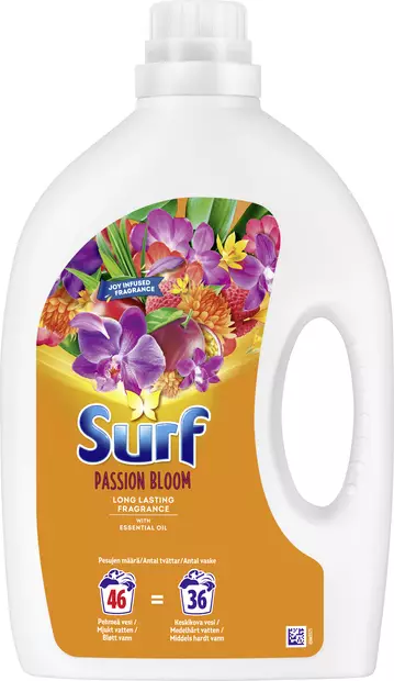 Surf Pyykinpesuneste Passion Bloom 1,84l - Pyykinpesu- ja huuhteluaineet - 8720181995309 - 1
