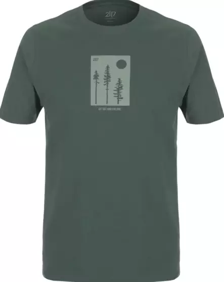 2117 T-paita forest green S - Miesten paidat ja puserot - 7312591404499 - 1