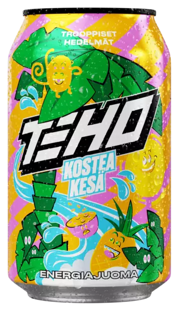 Teho Kostea kesä energiajuoma 0,33l - Energiajuomat - 6419800121749 - 1