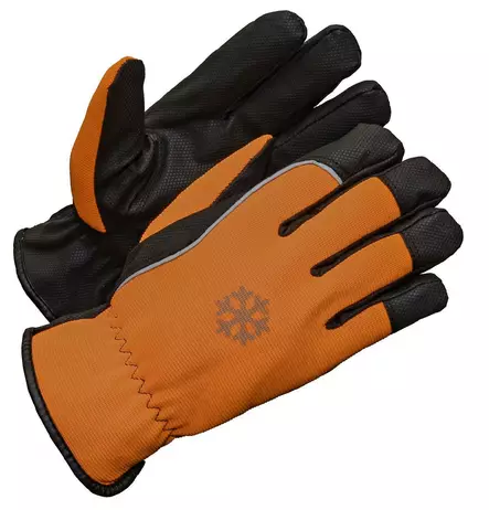 Työsormikas WINTERSAFE, PU-pinnoite/spandex, vettähylkivä kalvo, fleecevuori, koko 12 - Työkäsineet - 6419746112849 - 1