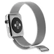 4-ok apple watch metalliranneke hopea 42 – 44mm - Puhelintarvikkeet ja laturit - 8428728121579 - 2