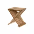 4Living Apupöytä Taittuva 43cm teak - Pienkalusteet - 6410416031699 - 1