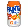 Fanta appelsiini zero sugar 0,33l/tlk - Virvoitusjuomat ja mixerit - 6415600599399 - 1