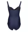 Finnwear Solmu Plus Navy Bloom uimapuku XL/D48 - Naisten uima-asut - 7029340087499 - 2