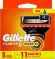 GILLETTE FUSION POWER 8 KPL TERIÄ - Hiustenhoito ja hiuskoristeet - 7702018852529 - 1